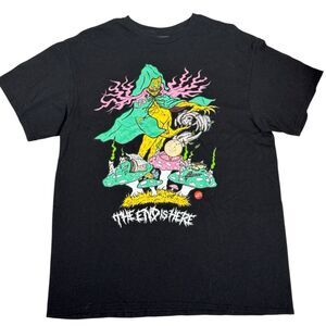 Teen Hearts The End Is Here Psychedelic Streetwear Mushrooms Sz L